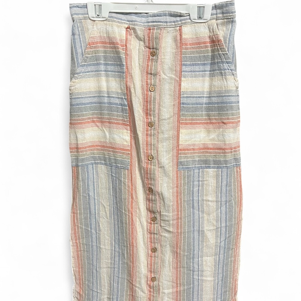 RD Style Multicolor Striped Skirt
